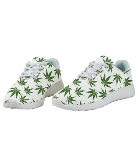 Unisex Adult Weed Shoes Men Women Marijuana Sneakers Non-Slip Running Walking Tennis Shoes4
