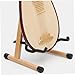 VICASKY Wooden Guitar Stand Display Holder for Electric and Acoustic Guitars Design for Natural Wood Finish Stable Support for All Instruments