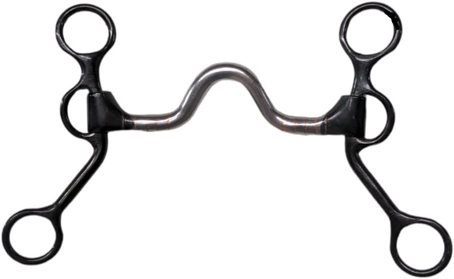 Dutton Bits Medium Port Short Shank with Copper Inlay Equine Bit