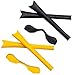 Imytpft Black/Yellow Compatible/Replacement For Oakleys Radar Sunglasses Rubber Kit