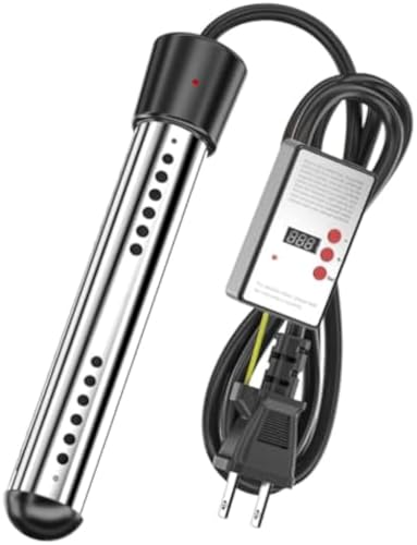 FAOPUNT �������݃q�[�^�[ �����p ���C �������� 1500W �T�[���X�^�b�g ����70°�����d���I�t 110V �g�� �t�Z�d�C������ �X�C�~���O�v�[�� �o�X�^�u �t�b�g�o�X �����Ή� �� (�Â�)