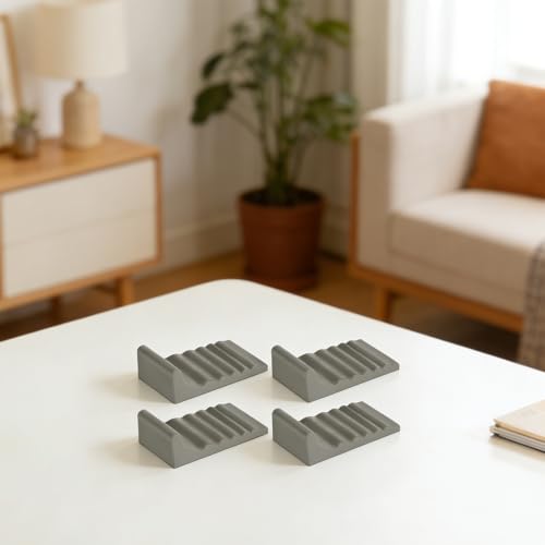 Protector de pared autoadhesivo y antideslizante con almohadillas cuadradas 4