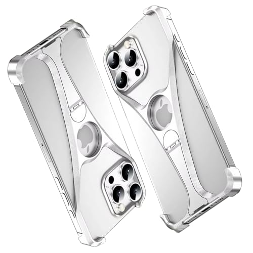 Coque iPhone 15 Pro Max béquille compatible MagSafe ultra fine en métal
