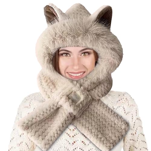 Hat & Scarf Set | Soft Winter Beanie with Breathable Neck Warmer, Cycling Scarf for All Genders & Kids3