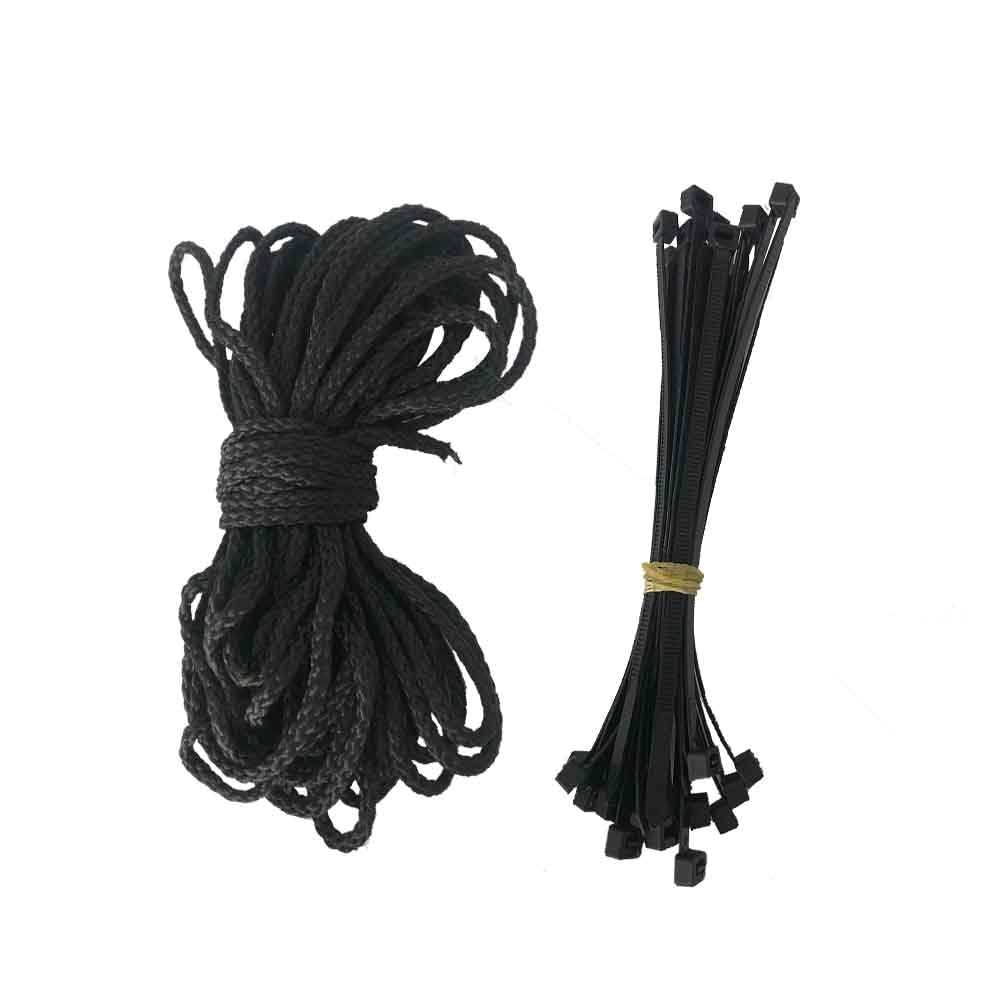 RED DECO Brise Vue Occultant Renforcé Haute Densité 300 g/m² Quality Pro - H 1,5 m x L 10 m - Noir