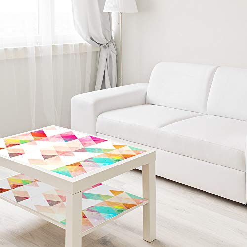 Amaonm Removable 15.8 X 98.4Inch Rainbow Colorful Geometry Triangle Wall Decals Diy Wallpaper Wall Stickers Murals Decor For Kids Children Babys Girls Bedroom Teens Nursery Living Room Door Desk Decoration (Triangle) #TOP2