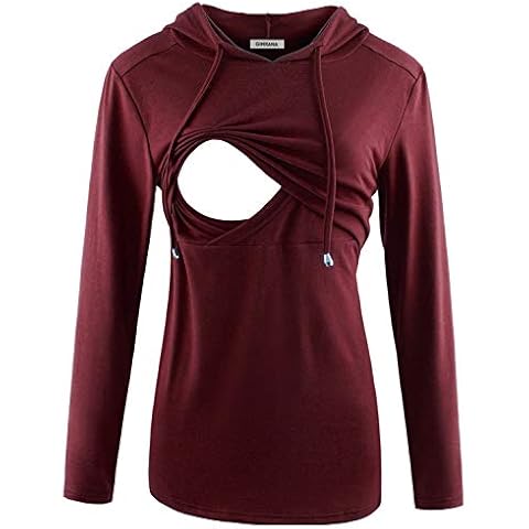GINKANA Nursing Hoodie Sweatshirt Cover