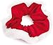 Produktbild Christmas Red Velvet and White Fur Trim Hair Scrunchie Bobble Elastic Hair Band by Pritties Accessories