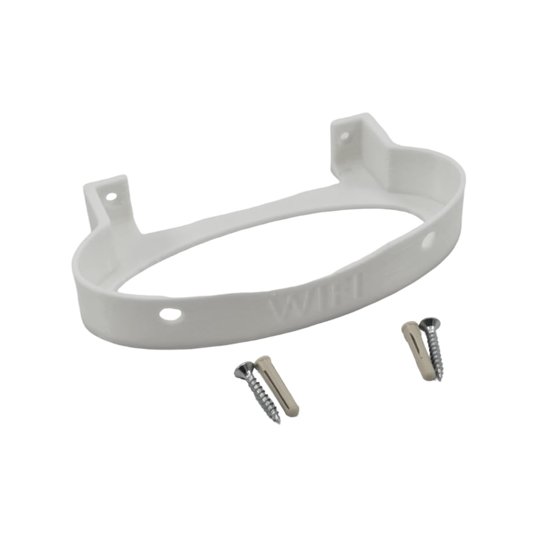 Jabtek Wall Mount Wall Bracket Compatible with The Netgear Orbi Rbs20 & Rbr20 & Rbk20 for WiFi Mesh System White