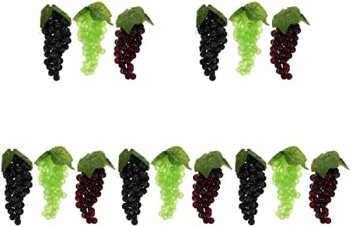 Yardwe Home Decor Home Decor 15 pcs Artificial Grape Artificial Fruit Model Fake Fruits Props Faux Grapes Clusters Fake Grape Kids Toys Kids Toys