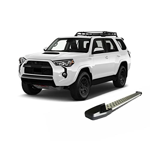 Black Horse Off Road Aluminum Aluminum Vortex Running Boards Compatible With 2014-2020 Toyota 4Runner / 2010-2020 Toyota 4Runner Vo-Ty4 R-Te #TOP1