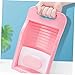 Healeved 2pcs Hand-Washed Washboard Laundry Tool Set Handle for Compact Washing of Socks Underwear and Gentle Laundry Home Use