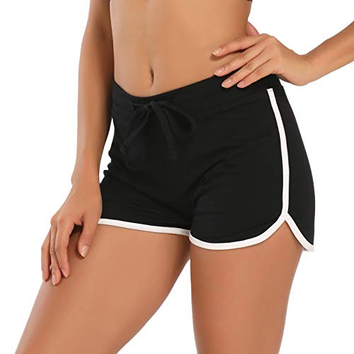Image of HDE Women's Retro Fashion Dolphin Running Workout Shorts