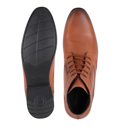Image of Red Chief Genuine Leather Formal Derby Boots for Men | Premium & Stylish Office Footwear | RC3545