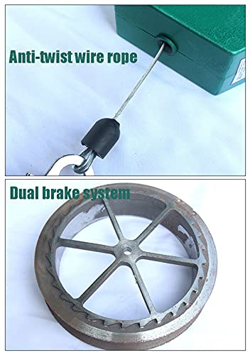 Cable de seguridad anticaídas de acero retráctil para la construcción de 15 m 5
