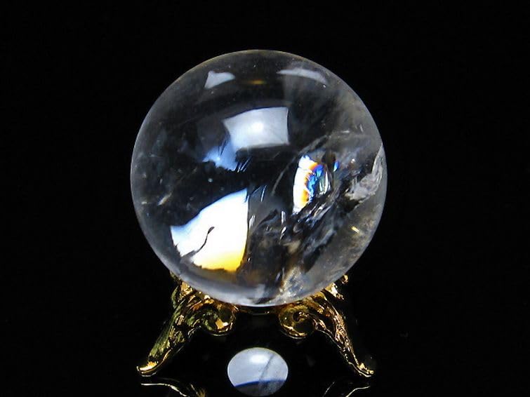 ✳️超極上キラキラ丸玉✨高透明度＆激ヤバレインボー✨虹 ヒマラヤ水晶 丸玉 178b6177fc8b9ce8d5585f404d05c7