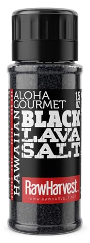 Sal Negra Lava Estilo Hawaiano 15oz con Molino Reutilizable