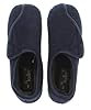 Dr Keller Vince Wide Fit Men's Slippers - Slip-On Diabetic Slippers Men Boasting Warmth & Comfort with Touch Close Fastening, Fur Lining & Cushioned Insole Navy 10 UK #4