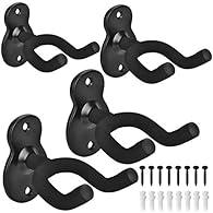 Guitar Hanger is suitable for a variety of guitars for instance the acoustic guitar,electric guitar,bass guitar, ukelele and irregular headstocks which can show your instrument on your living room,school,studio,shop. Guitar wall mount hanger is made ...