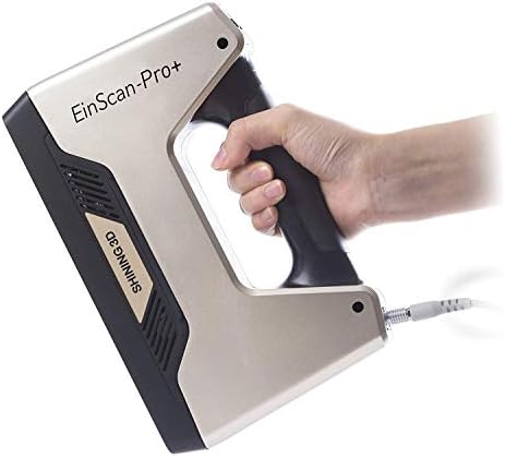 2019 EinScan-Pro+ with R2 Function Multi-Functional Handheld 3D Scanner, White Light, 4 Scan Modes, 0.05 mm Accuracy 550,000 Points/Sec Scan Speed, Industrial Level 3D Scanner for Design Research