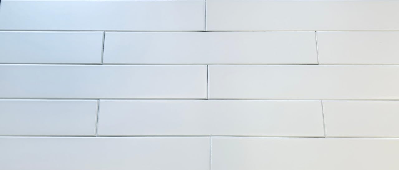 À LA MAISON CEILINGS WP08pw-96 Foam Ceiling Planks 39 in x 6 in, Plain White (156 sq.ft/case), Pack of 96