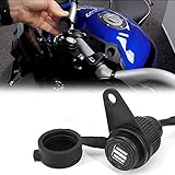 New Motorcycle 12V DV Double USB Charger Adapter for Yamaha Tracer MT-07 MT-09 SP FZ-09 FZ-07 Tracer...