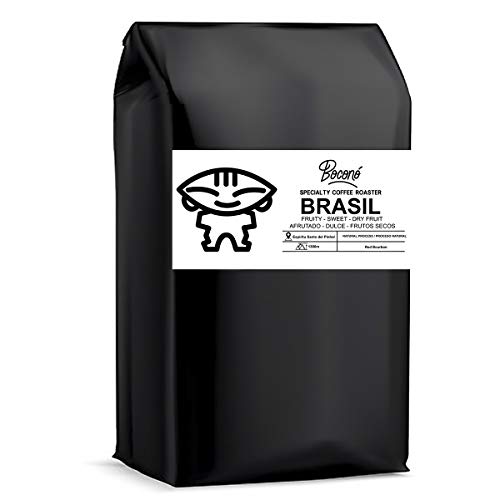 Boconó Specialty Coffee Roaster Brasil 1 Kilo 100% Arabica Geroosterde Bean Speciale koffie Natuurlijk proces Varietal Red Bourbom Geroosterd in Madrid, Spanje espresso aeropress