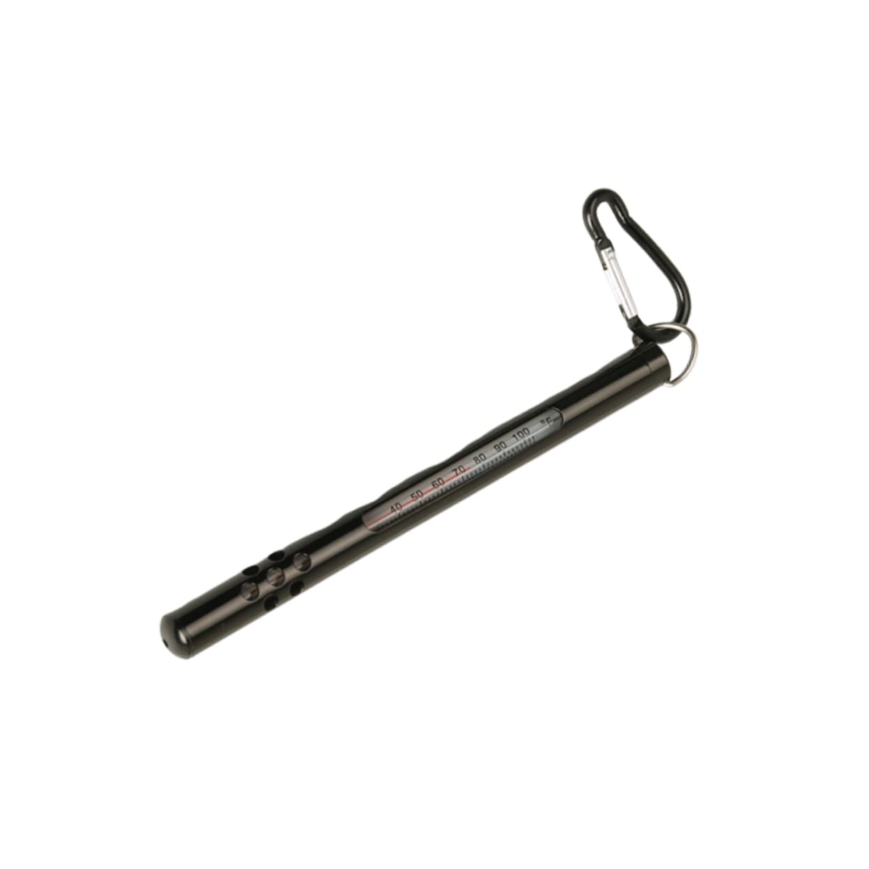 HANABASS 2pcs Pencil Thermometer for Fahrenheit Celsius Outdoor Thermometer Carabiner Clip Portable Fishing Tool for Fly Fishing