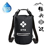 Waterproof Dry Bag 20L | Lightweight and Roll Top Dry Compression Sack with Zip Pocket | Best for Travel, Kayaking, Beach, Rafting, Boating, Hiking, Camping and Fishing
