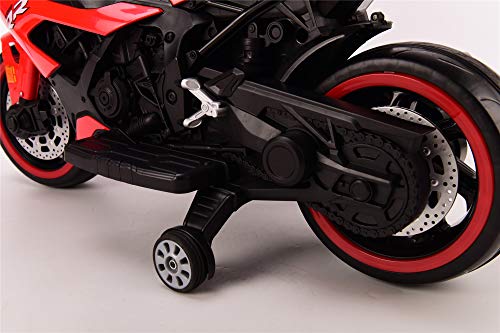 TAMCO 12V Ride on motorcyclewith Hand Racing /Foot Brake/Light Wheel/PU seat Kids Ride on Toys