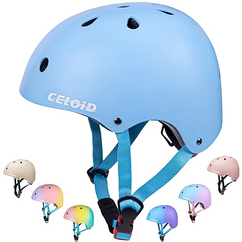 Image of Kids Bike Helmet,Toddler Skateboard Helmets for Ages 2-3-5-8-14 Years Boys Girls，Adjustable Multi-Sport Bicycle Skateboarding Football Roller Skating Scooter Rollerblade Balance Bike Helmet