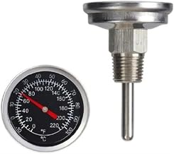 Temperature Probe Meter Gauge Dual Scale Dial 1/4 NPT