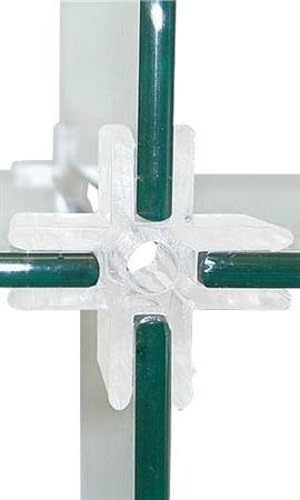 Count of 10 New 4-Way Clear Lexan Cube Clips for 3/16"