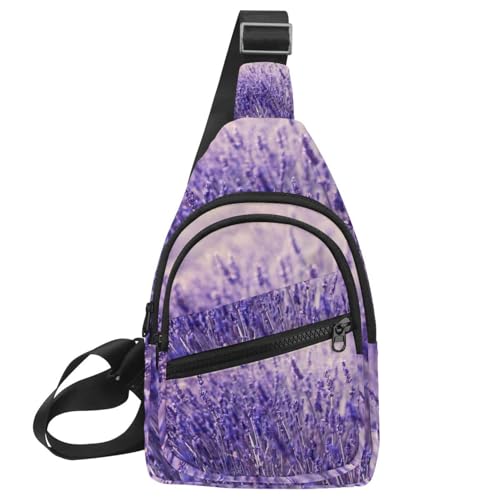 Sac à bandoulière lavande anti-pluie pour ranger vos essentiels sans encombre