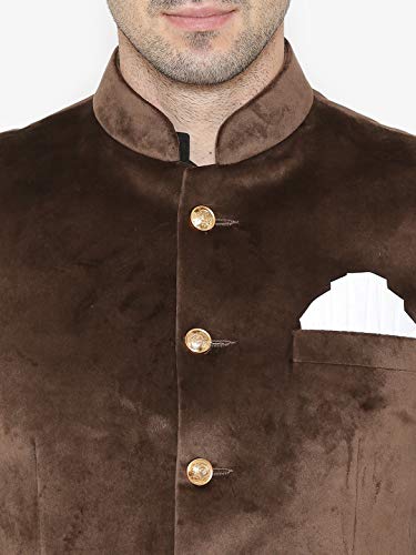 WINTAGE Men's Velvet Grandad Nehru Blazer Coat Jacket2