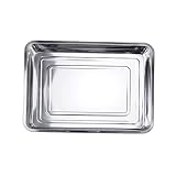 lavavajillas hueco horno Bandeja de sushi de metal, se puede lavar con agua y jabón, nunca se oxida. bandeja metalica para sushi