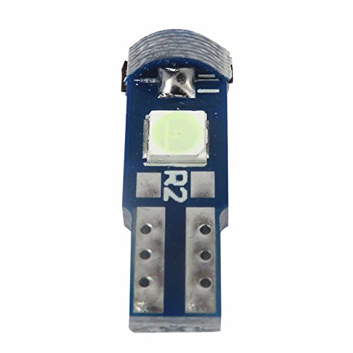 Wljh 6Pack Ice Blue T5 74 Led Bulb 73 37 Instrument Panel Light Bulb 3030 Smd 1.5W Replacement For Car Interior Dome License Plate Lights Lamp #TOP7
