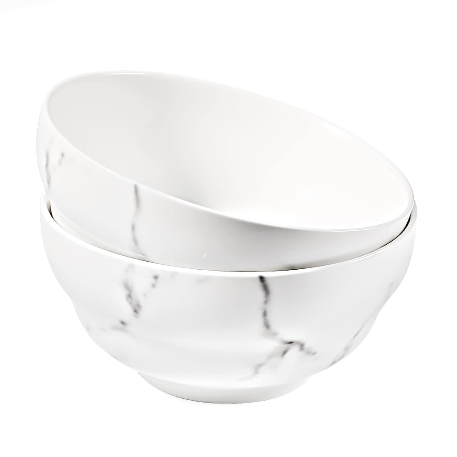 Buy 77L Porcelain Soup Bowls, Set of 2 13.51 FL OZ (400 ML) White Ceramic Soup / Cereal Bowls