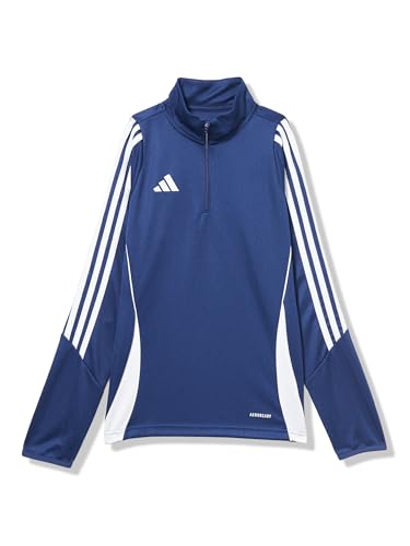 adidas Unisex-Kids Tiro 24 Training Top, Team Navy Blue/White, X-Small