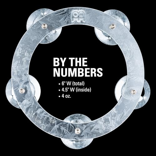 Meinl Cymbals DCRING Dry Ching Ring Tambourine Jingle Effect — Not Made In China — thumb #5