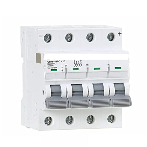 Disyuntor MCB DC 1000V para proteger paneles solares en viviendas unifamiliares