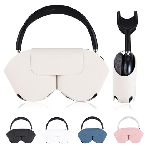 Lukvcoe �|�[�^�u���X�}�[�g�P�[�X for AirPods Max �w�b�h�Z�b�g�ɑΉ� �}�O�l�b�g PU���U�[ �J�o�[ ��d�̓��[�h�Ή��� �ϏՌ� �����^�тɕ֗� ���h�~ �w�b�h�t�H�� �P�[�X - �x�[�W��