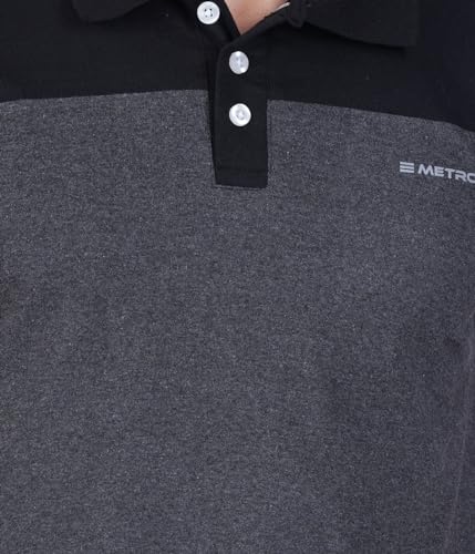 Image of Men's Trendy Color Blocked Regular Fit Polo Shirts (SizeS-3XL)