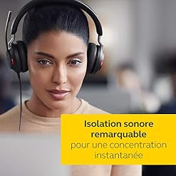 Jabra Evolve2 40 Casque PC Stereo Écouteurs Certifié UC à Réduction du Bruit avec Technologie d’Appel à 3 Microphones… - Les Beatles, Paul McCartney, John Lennon, RIngo Starr, George Harrison Jabra Evolve2 40 Casque PC Stereo Écouteurs Certifié UC à Réduction du Bruit avec Technologie d'Appel à 3 Microphones… – Image 4