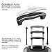 SHOWKOO Luggage Sets Expandable PC+ABS Durable Suitcase Double Wheels TSA Lock Gray