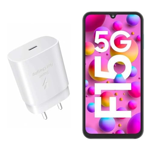 Image of Original 25Watt Adaptor Compatible with Samsung M32S - M32 5G - M22 - M62 - M51 - M13- M23- M33 5G - M54 5G - M34 5G - A10e - A21s - A31s - A71s - A11s - A12e - A101 Core - White