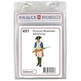 Design historique : produit un mousquetaire prussien de 1752 à l'échelle de 54 mm, authentique pour le modélisme et les collectionneurs.