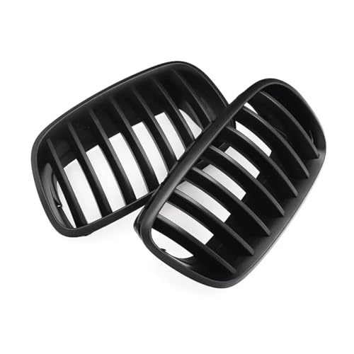 Rejillas de riñón dobles delanteras con acabado elegante para coche X6 M E71 6