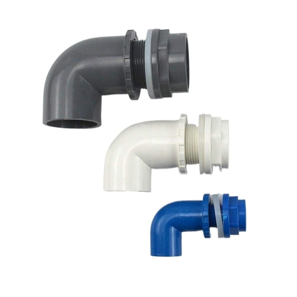 Raccordi per Tubi di irrigazione, Connettore for Tubo in PVC Tipo L 10 Pezzi ID 20/25/32mm for drenaggio del Giardino dell'acquario