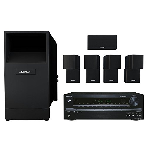 Bose Acoustimass 10 - Equipo de altavoces con amplificador Onkyo TX-NR535, negro